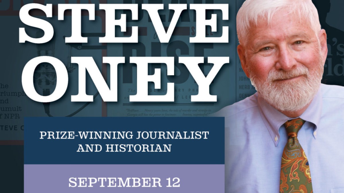 An Evening with Steve Oney Visit Savannah