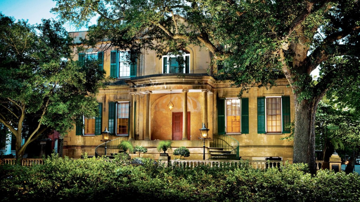 Owens-Thomas House & Slave Quarters. Owens-Thomas House & Slave Quarters in Savannah, Georgia.