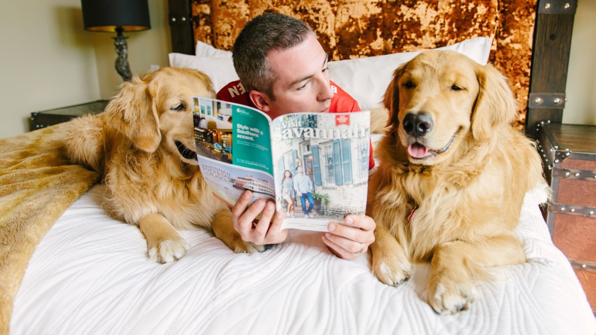 A dog-friendly hotel in Savannah, Georgia