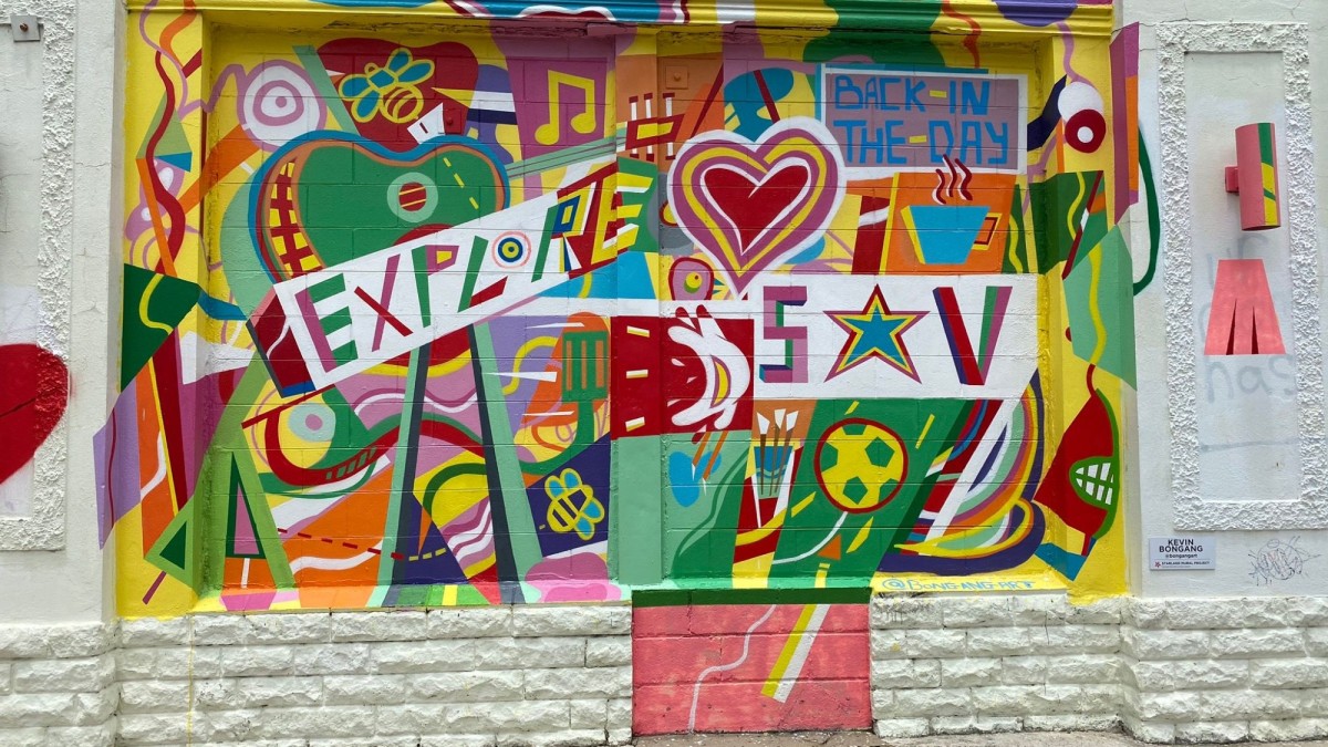 The Starland District in Savannah, Georgia A mural at the Starland Dairy in Savannah, Georgia.
