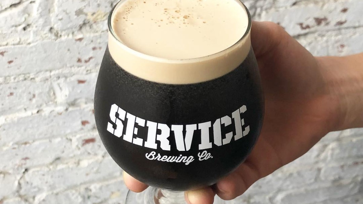 Service Brewing Co. Beer at Service Brewing Co. in Savannah, Ga.