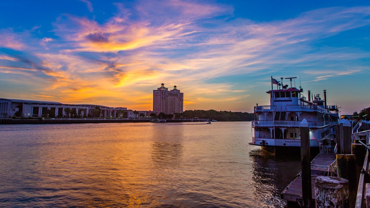 Sunrise Over the Savannah River Sunrise Over the Savannah River