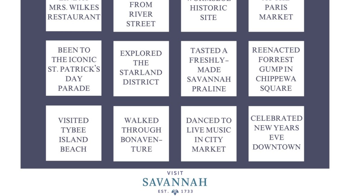 savannah bingo game