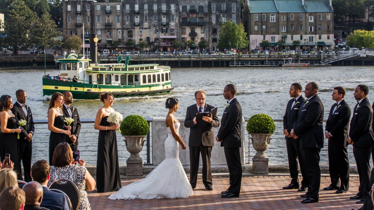 A wedding on the Savannah River
