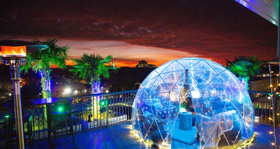 Savannah's Only Rooftop Igloo Visit Savannah