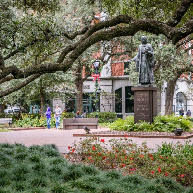 Savannah's Squares and Parks Visit Savannah