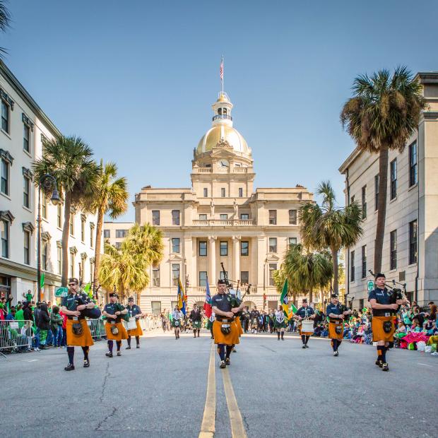St. Patrick's Day in Savannah