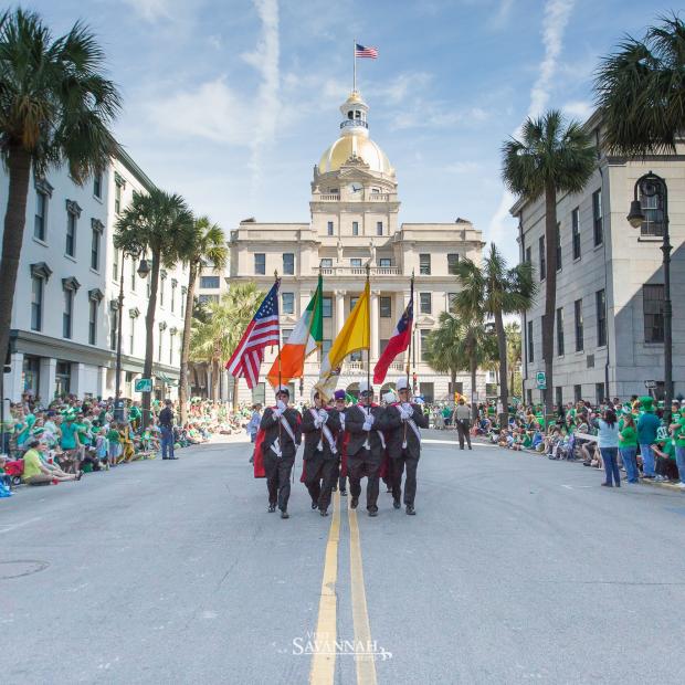 river street st patrick's day savannah