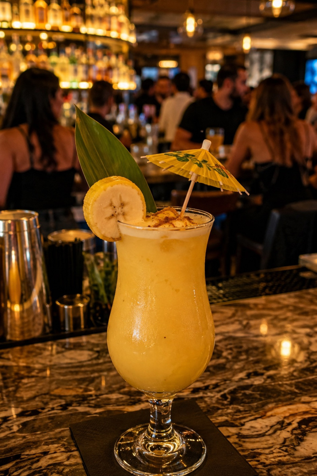 bananas themed cocktail