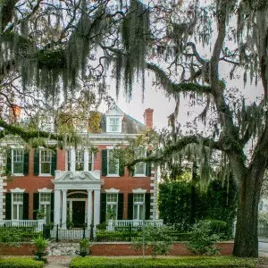 A historic home in Savannah, Georgia