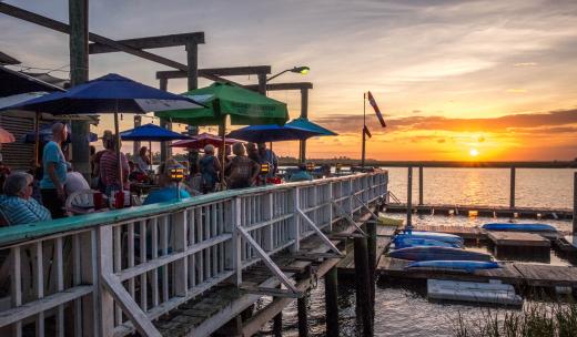 Tybee Island AJ's Dockside Restaurant Patio Boats Dining Tybee Island AJ's Dockside Restaurant Patio Boats Dining