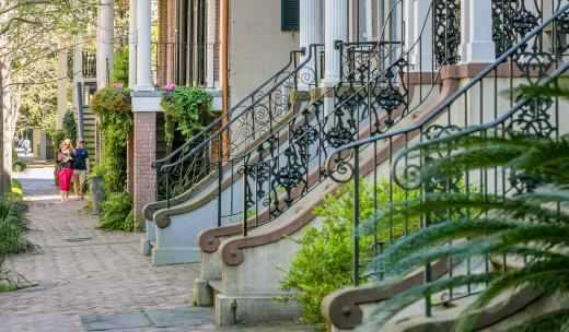 Historic architecture in Savannah