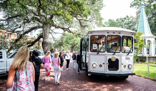 meetings convention group fam trolley tour