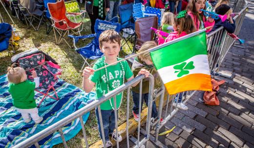 Irish pride at Savannah's St. Patrick's Day Parade Irish pride at Savannah's St. Patrick's Day Parade