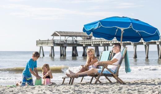 Tybee beach family pier sandcastle Tybee beach family pier sandcastle