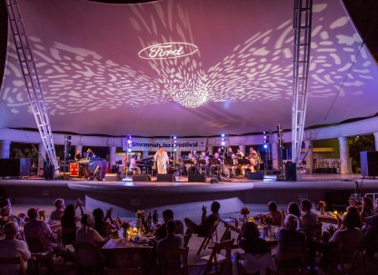 The Savannah Jazz Festival's main events are held in Forsyth Park.