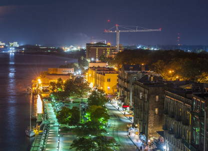 River Street Evening by Geoff Johnson