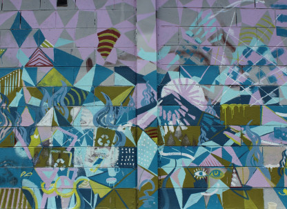 The Starland Dairy is covered in works of art. 