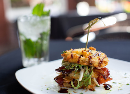 "BLT" Stack at Belford's Savannah Seafood & Steaks.
