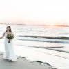 tybee island wedding couple