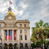 savannah city hall flag fourth of july