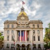 savannah city hall flag fourth of july