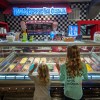 River Street Sweets. Kids looking at ice cream at River Street Sweets in Savannah, Georgia.