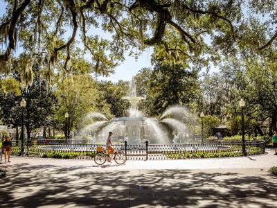 Forsyth Park fountain bicycle Forsyth Park fountain bicycle