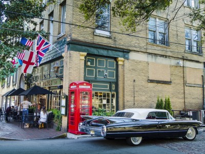 The Six Pence Pub in Savannah by Geoff Johnson