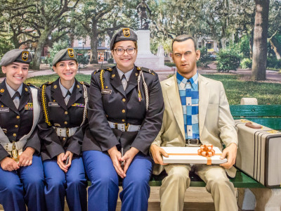Forrest Gump in Chippewa Square