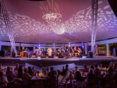 The Savannah Jazz Festival's main events are held in Forsyth Park.