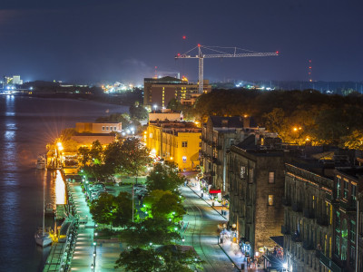 River Street Evening by Geoff Johnson