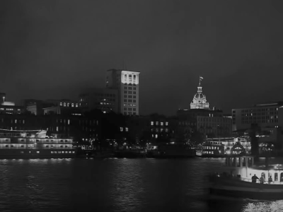 River Street at Night River Street Savannah Georgia
