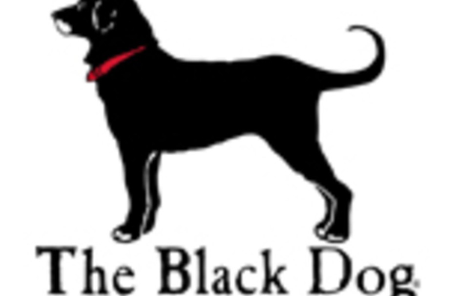 Black dog logo pet leash